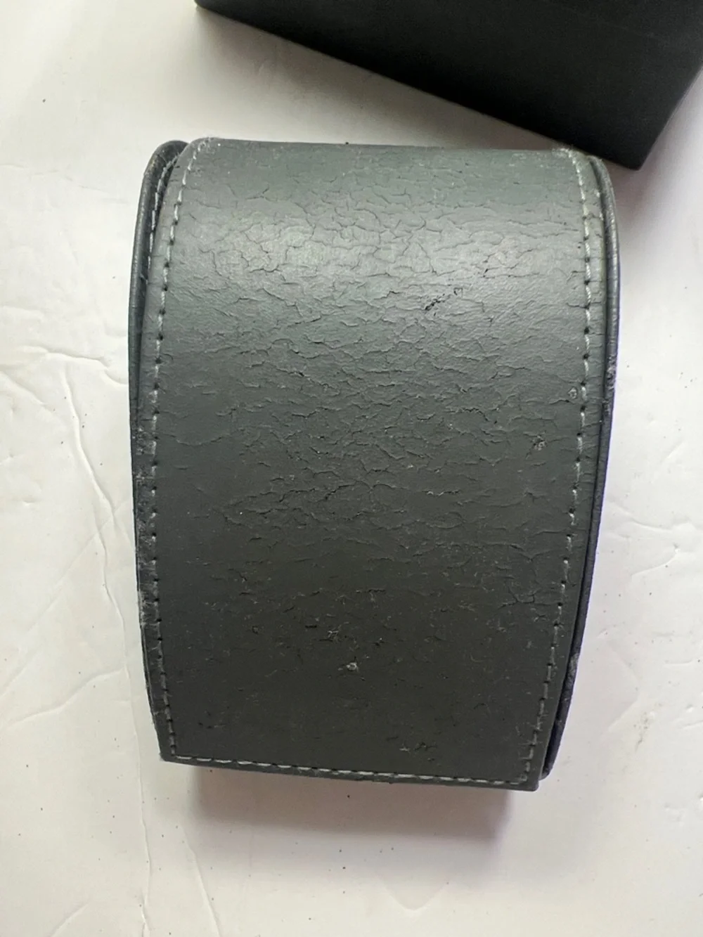 Vintage Movado Watch Box Gray Empty Used